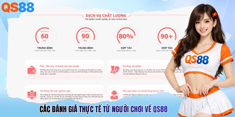 Các đánh giá thực tế từ người chơi về QS88