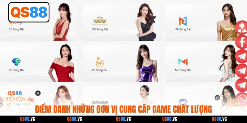 Điểm danh những đơn vị cung cấp game chất lượng