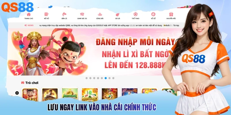 Lưu ngay link vào nhà cái chính thức