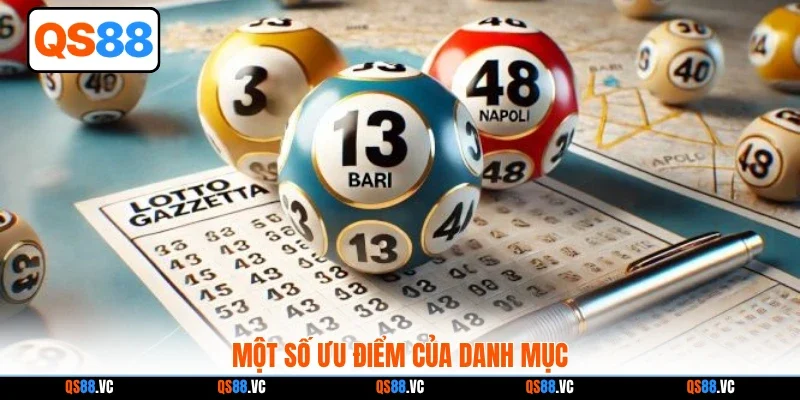Một số ưu điểm của danh mục